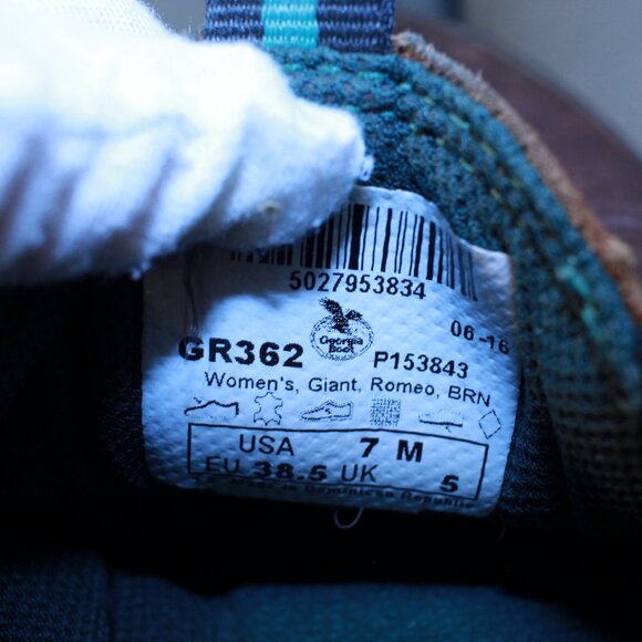 Georgia Giant Size 7M Brown Leather ROMEO Low Chelsea Pull On Work Boots - GR362 - Picture 8 of 13